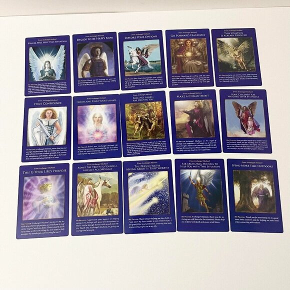 Archangel Michael Oracle Cards by Doreen Virtue 44 Card Set - Picture 13 of 16